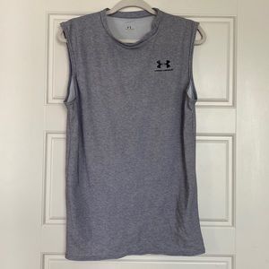 Men’s Gray Under Armour Tank Top